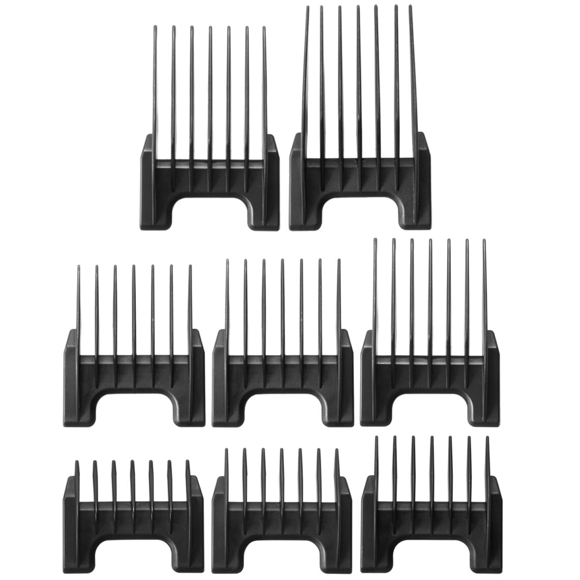 Black Clipper Attachment Comb Set