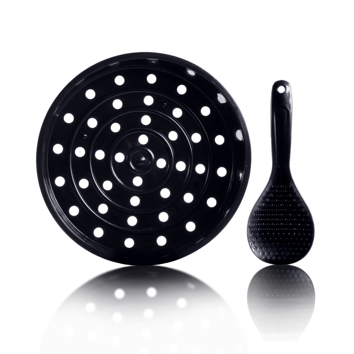 Steamer Tray and Spoon