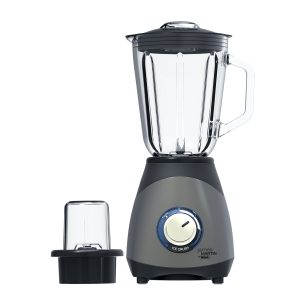 Grey Table Blender with Grinder