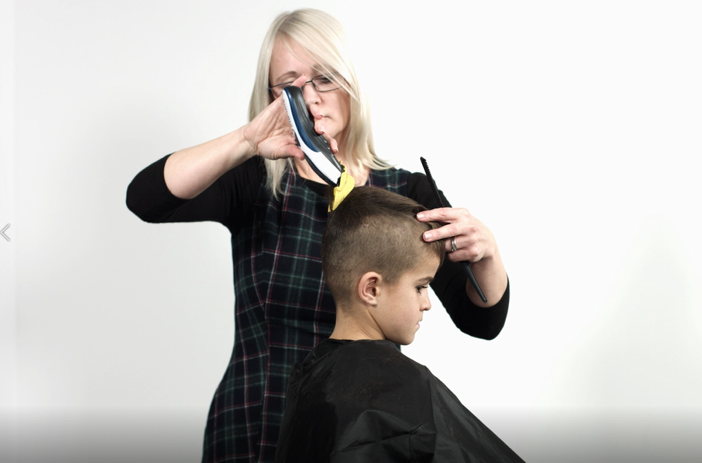 child haircut