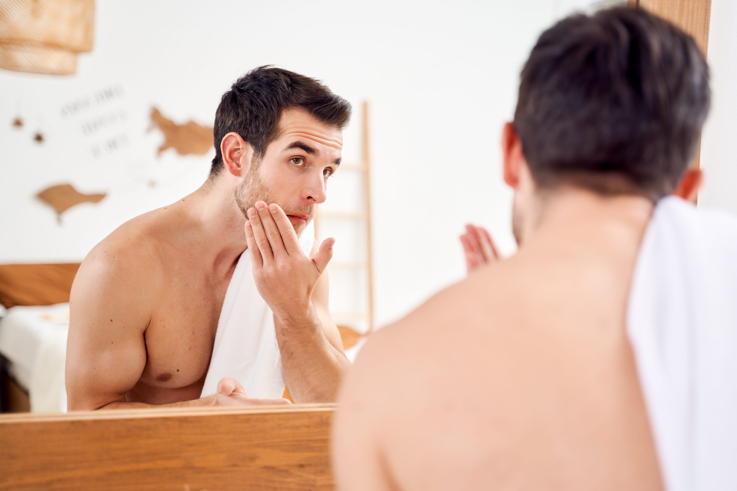 Grooming routine - washing your face