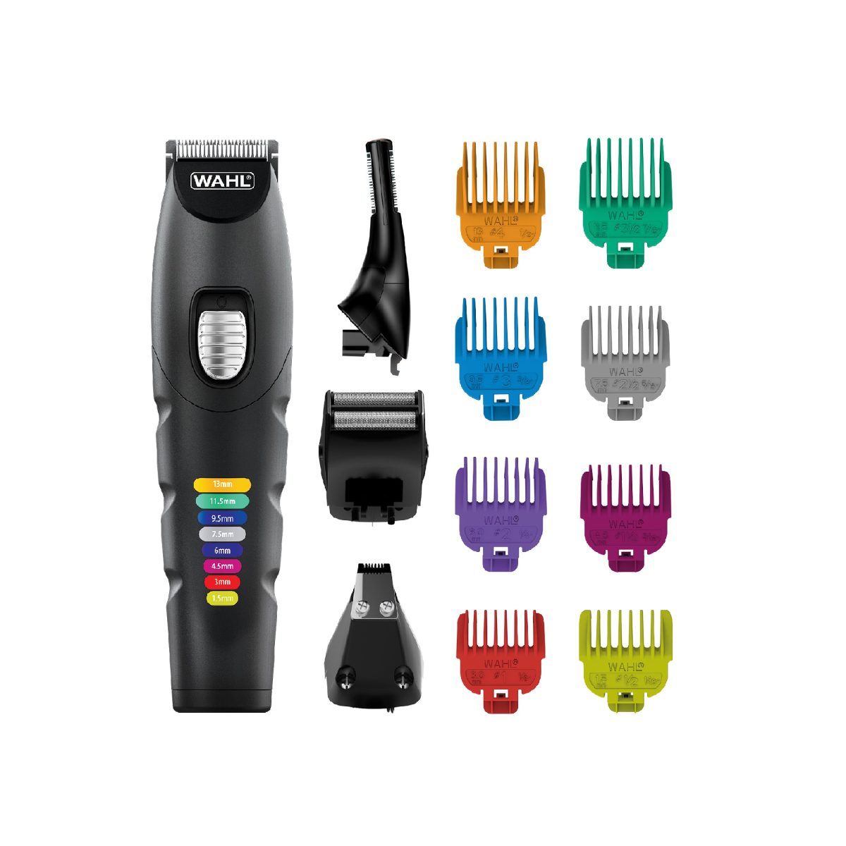 multigroomer fittings in different colours