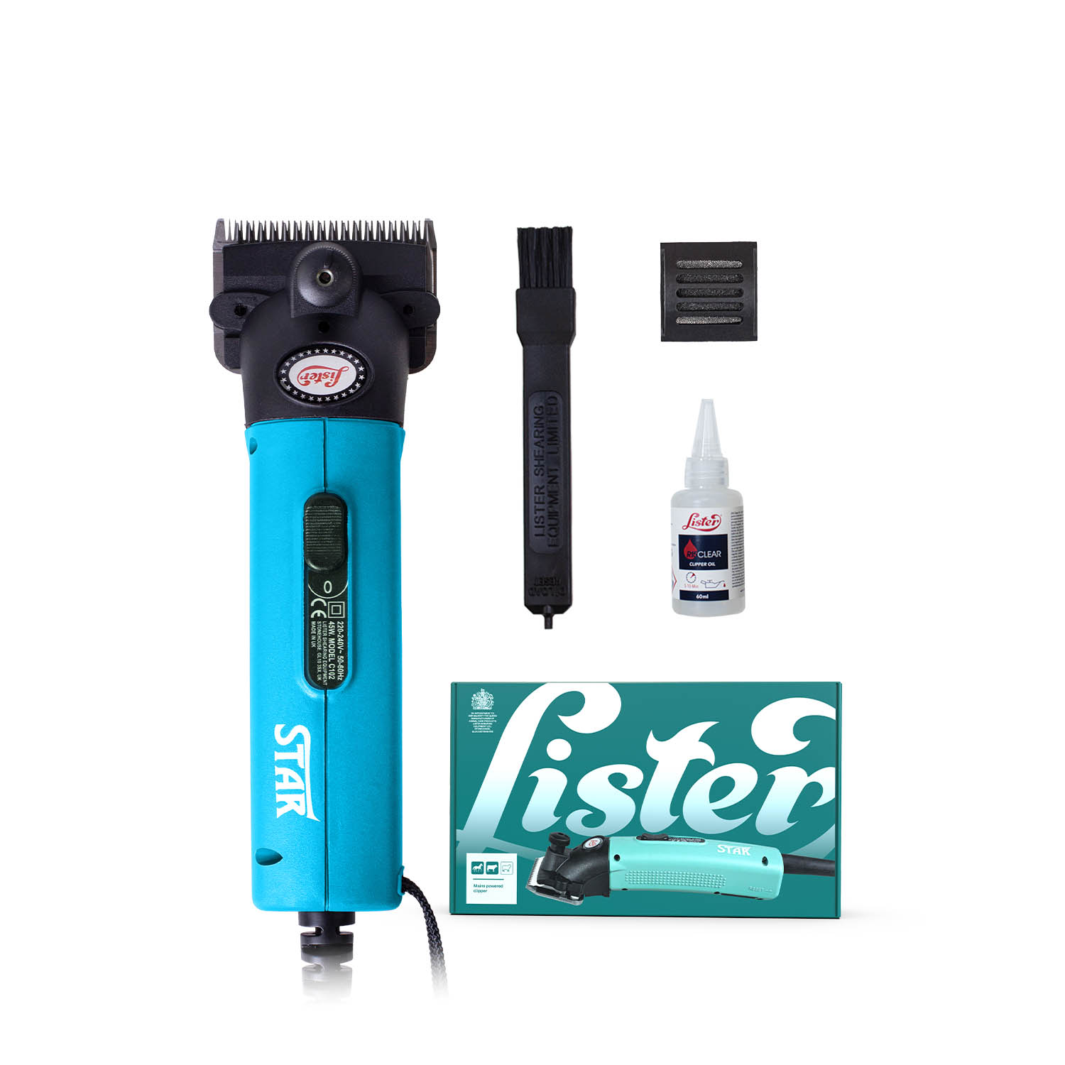 Lister Star Clipper - Turquoise